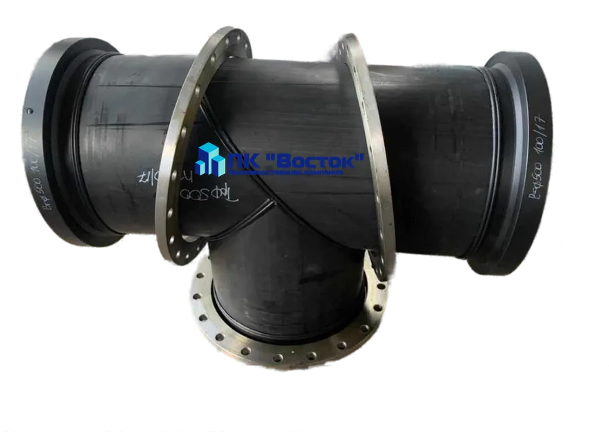Тройник офланцованный ПЭ 800 мм SDR11 Ру16