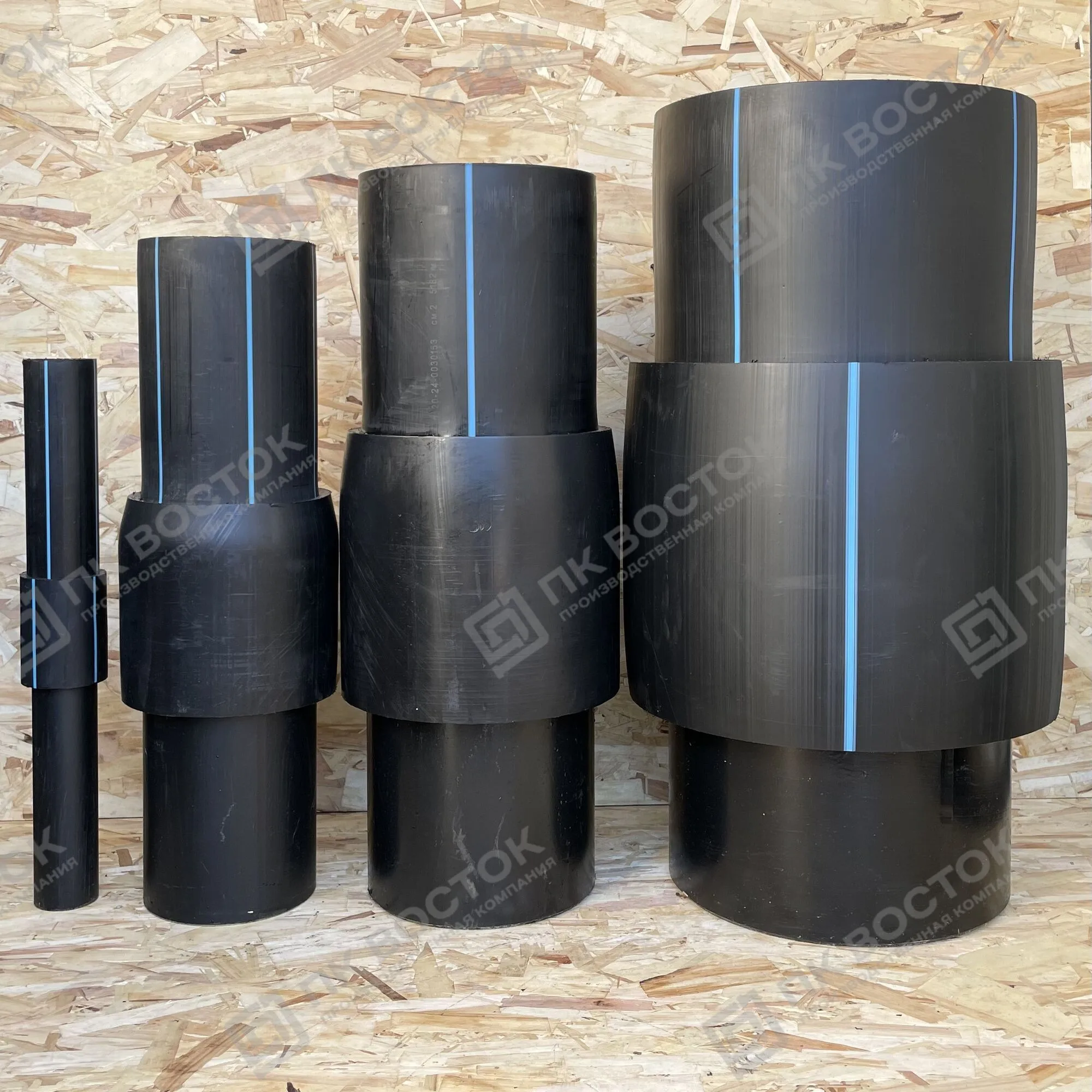 Неразъемное соединение полиэтилен-сталь (нспс) 800/720*8 мм SDR 17 вода