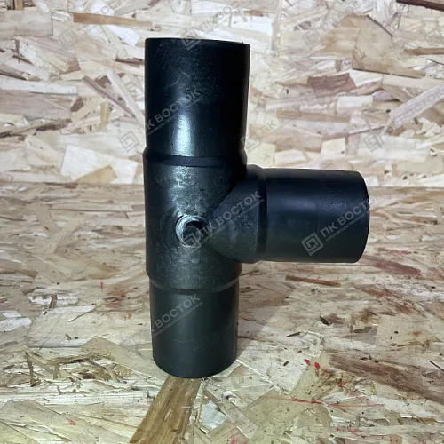 Тройник ПНД ПЭ100 63 мм SDR11 равнопроходной литой