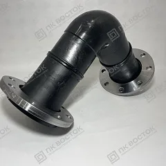 Отвод фланцевый ПНД 900 мм SDR 17 90 градусов ПЭ100